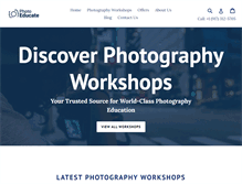 Tablet Screenshot of photoeducate.com